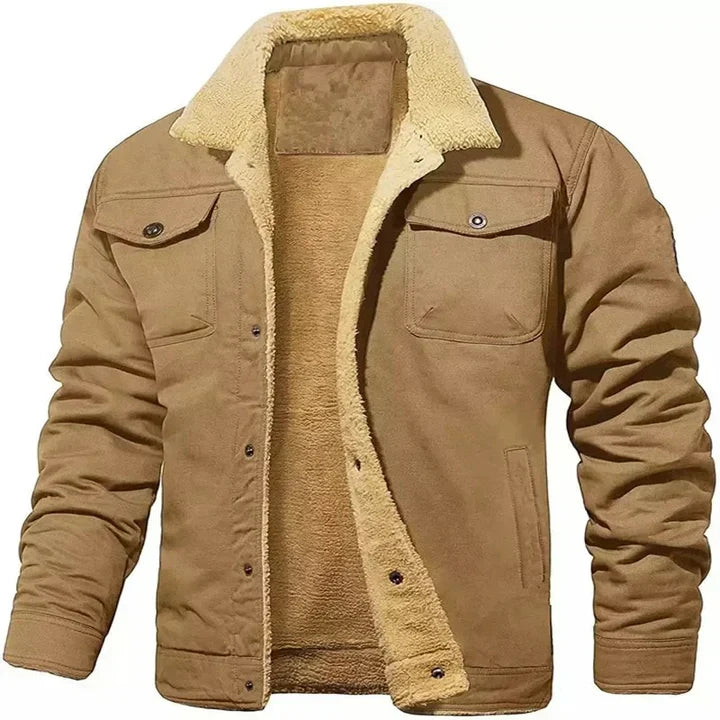 Chaqueta bomber casual de lana para hombre | Perfecta para días informales
