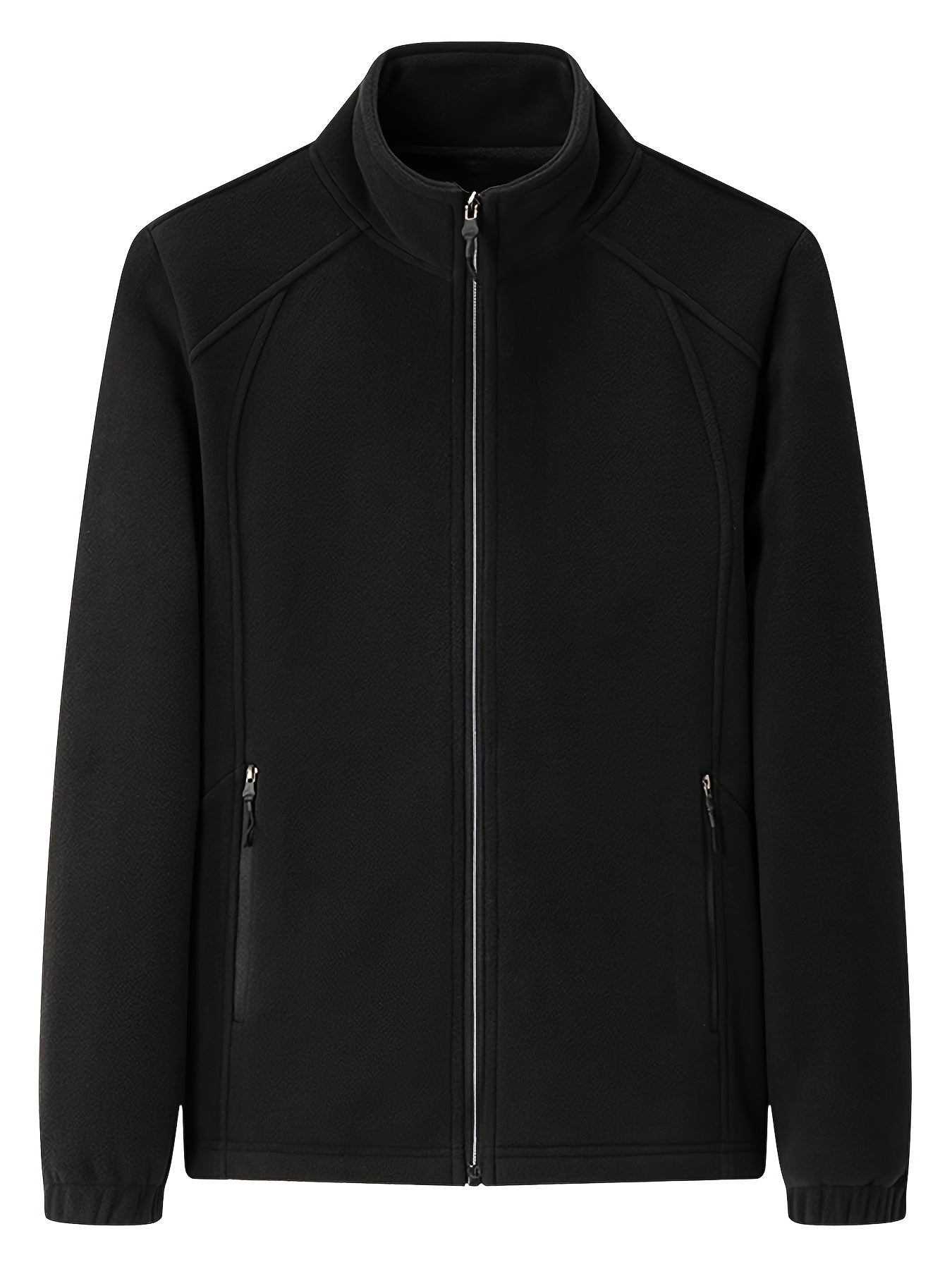 Fenna | Chaqueta de exterior de felpa con cuello alto y manga larga