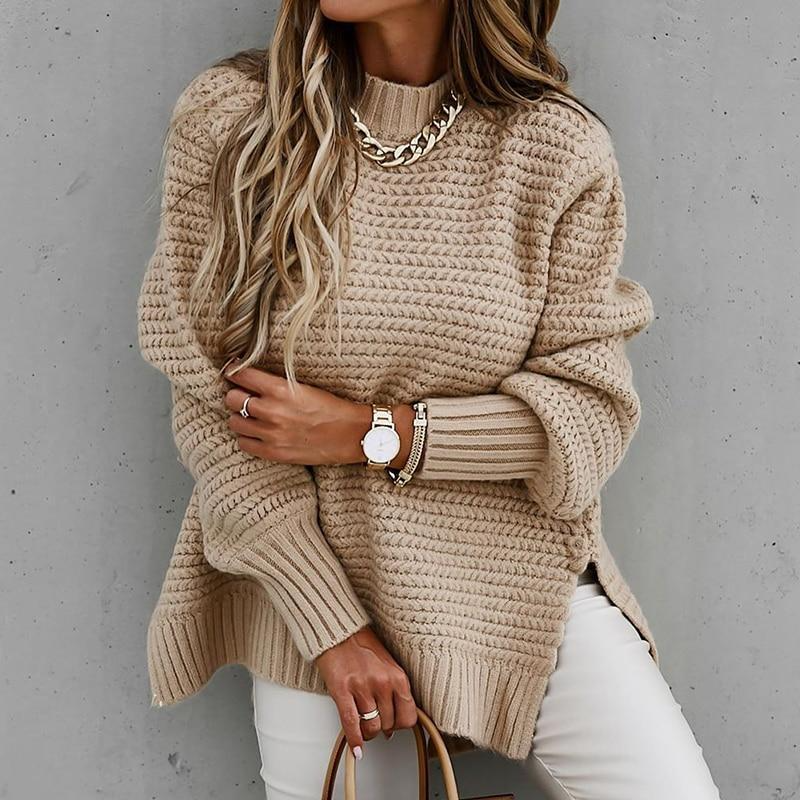 Hattie - moderno jersey de punto con recortes