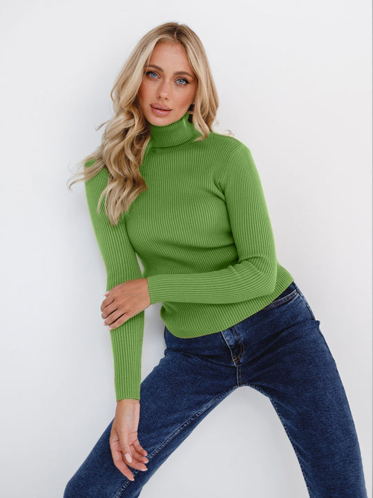 Jersey de cuello alto para mujer | Elegancia y esenciales de otoño