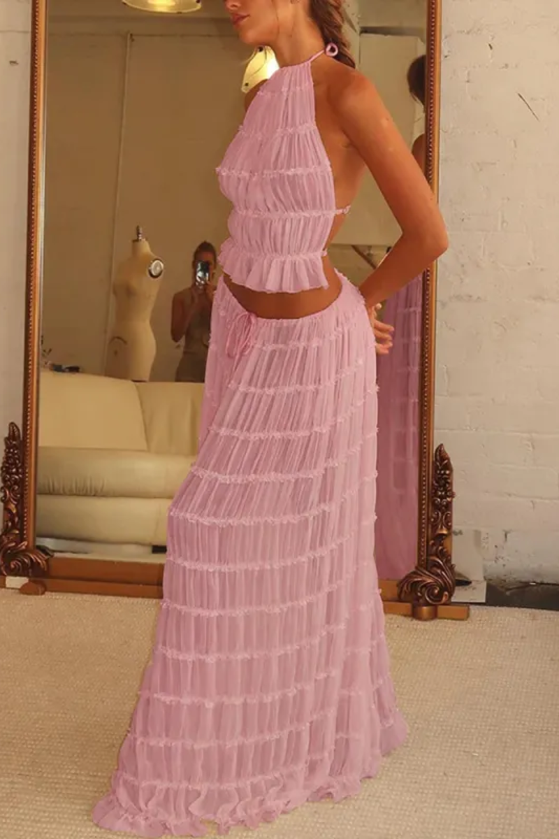 Sofia | Conjunto Halter de 2 piezas para mujer