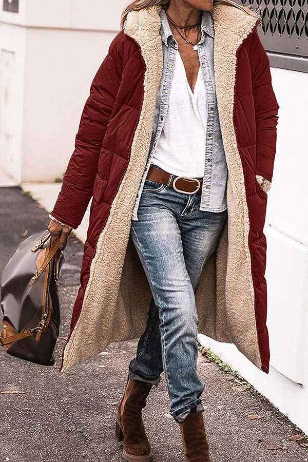 Sibylle | Chaqueta de moda con capucha y cuello acentuado