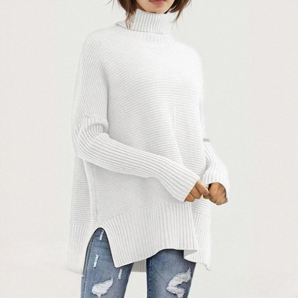 Elegante jersey con detalles de punto únicos