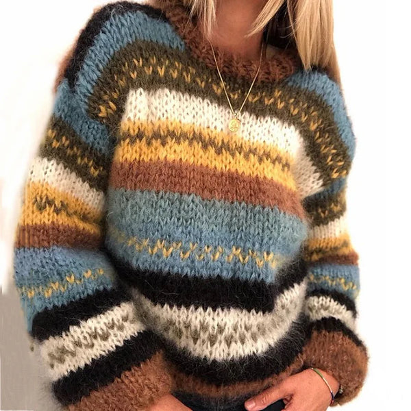 Lumora™ | Jersey de jacquard de colores