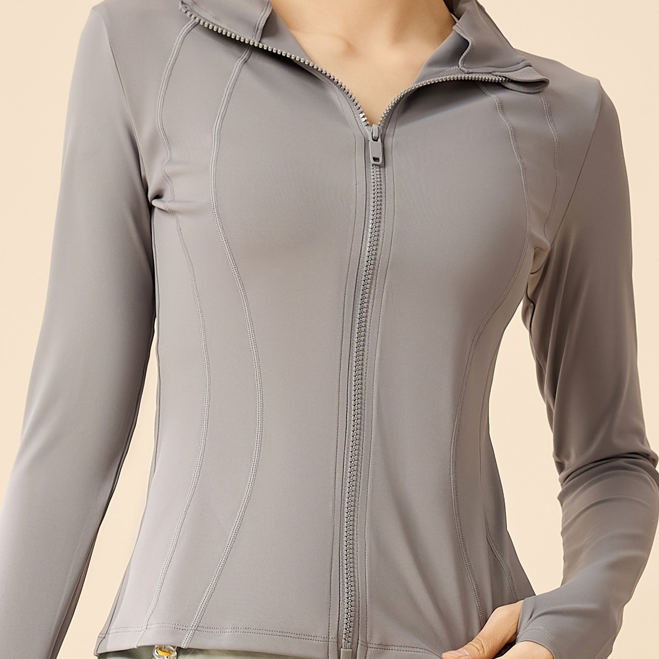 Eva | Chaqueta deportiva con tejido transpirable y cuello alto