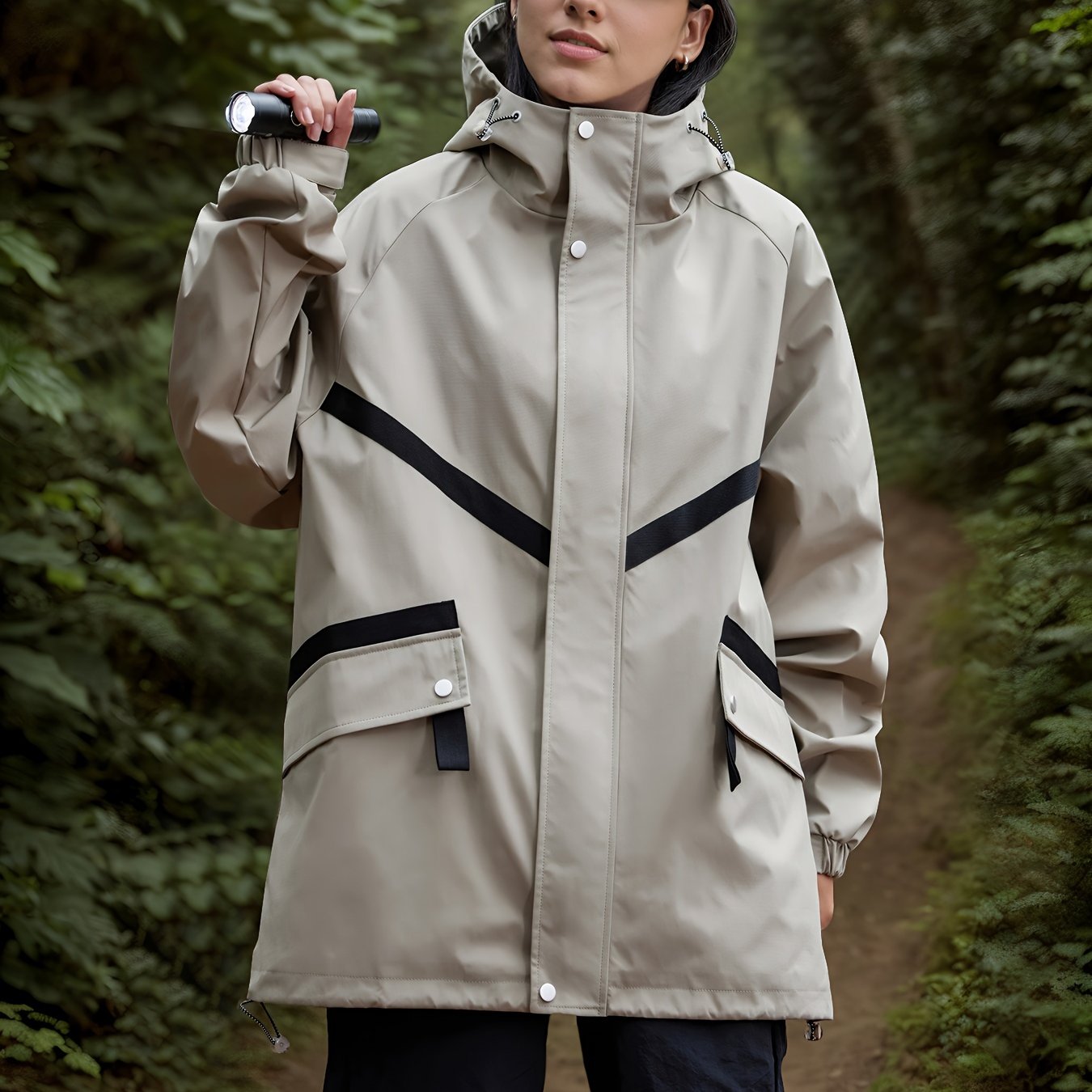 Lotte | Chaqueta impermeable ligera con capucha