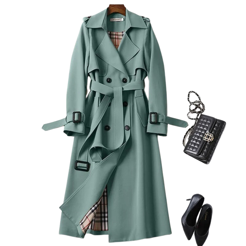 Elegante gabardina para mujer