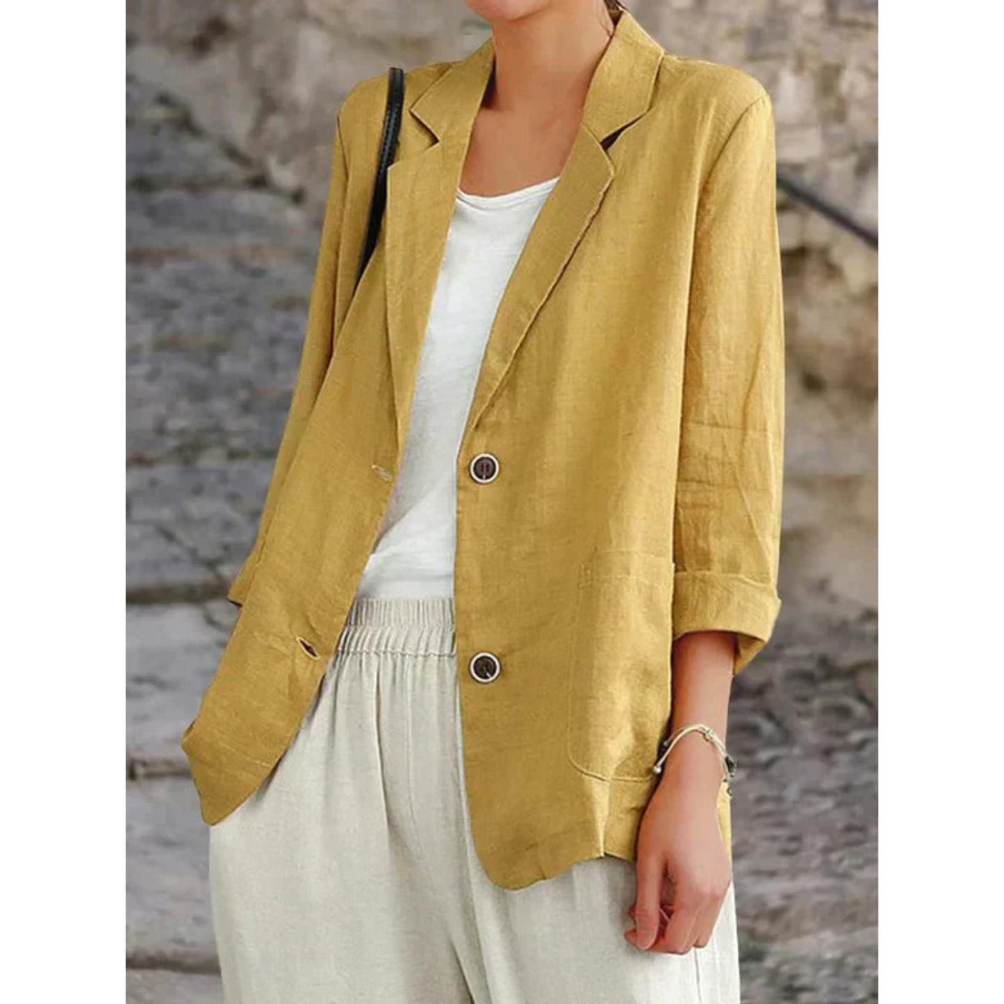 Sophie | Elegante blazer de lino