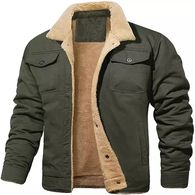 Chaqueta bomber casual de lana para hombre | Perfecta para días informales