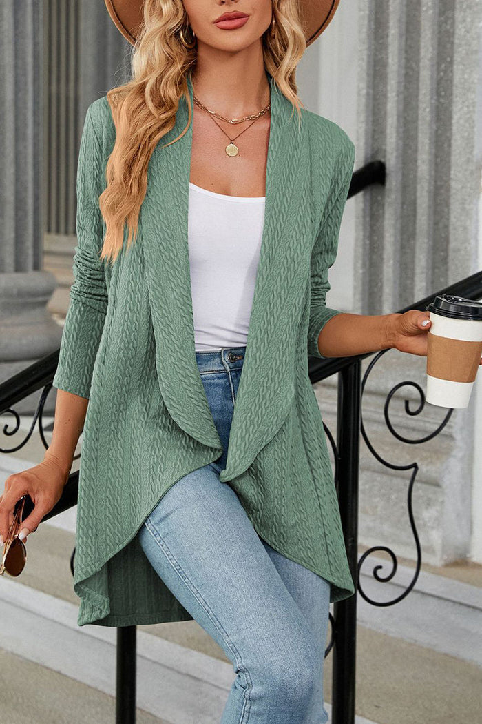 Mia | Chaqueta de punto holgada con solapas