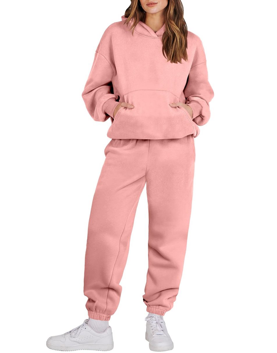 Livia - Conjunto de sudadera con capucha oversize para mujer
