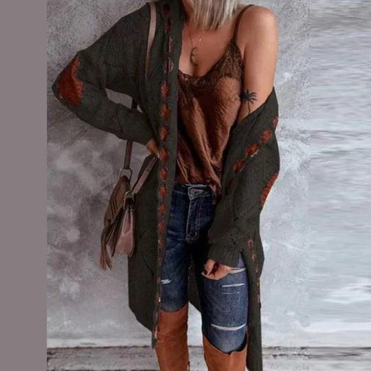 Laetitia | cárdigan de moda con capucha