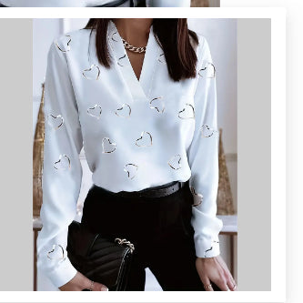 Blusa - Cuello en V y diseño holgado