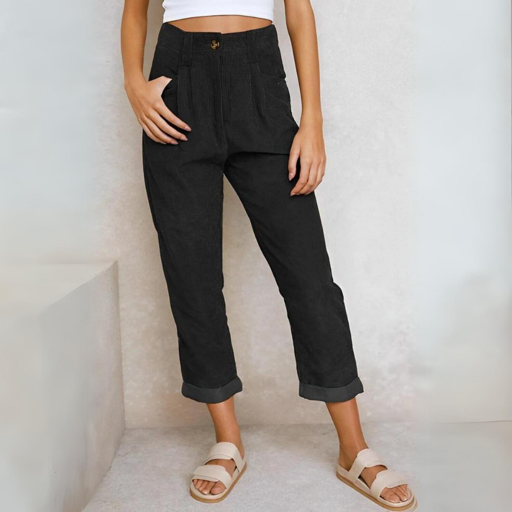 Brielle | Elegantes pantalones de pana de algodón