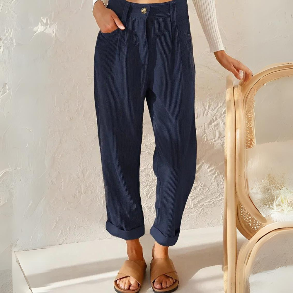 Brielle | Elegantes pantalones de pana de algodón