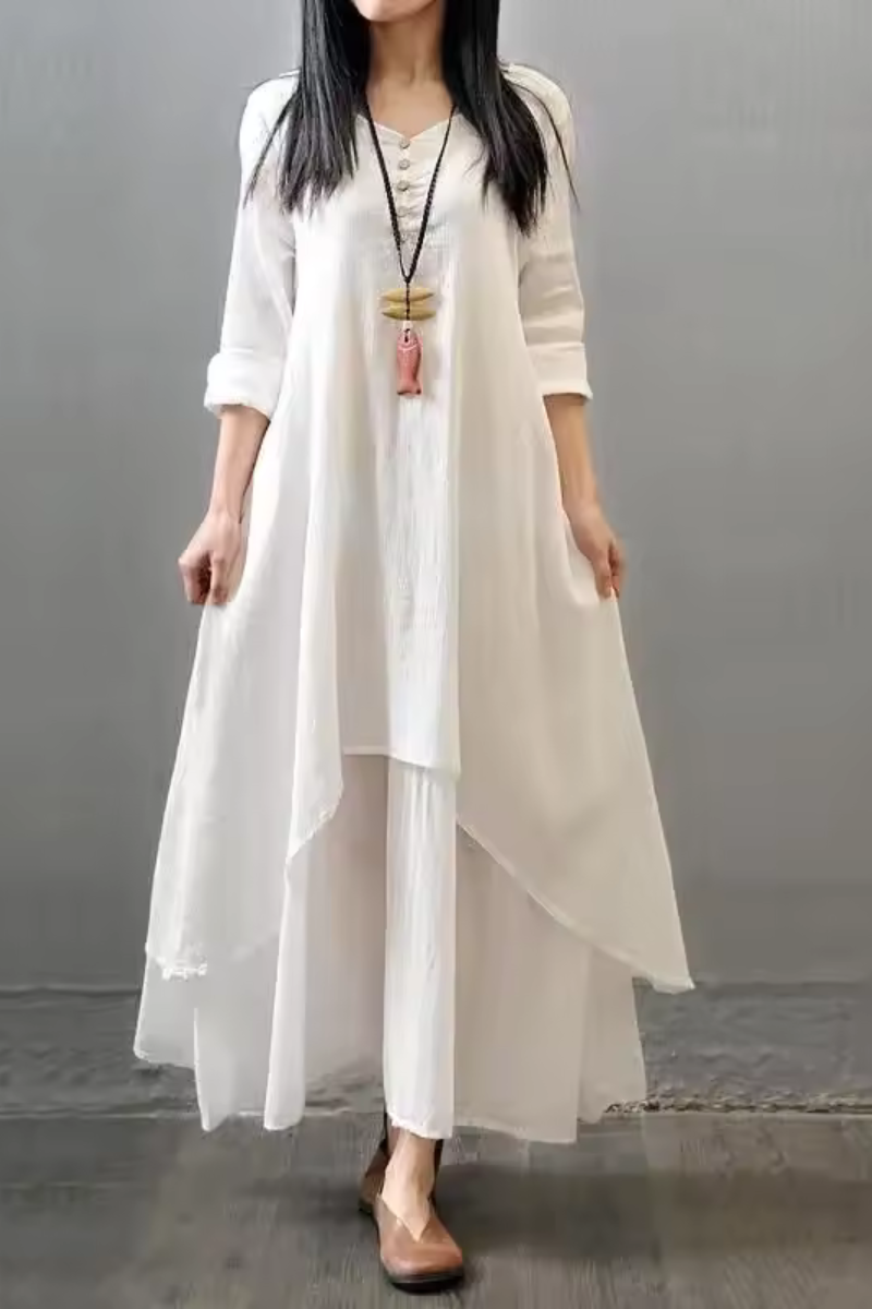 Briony | Dos falsos vestidos de lino