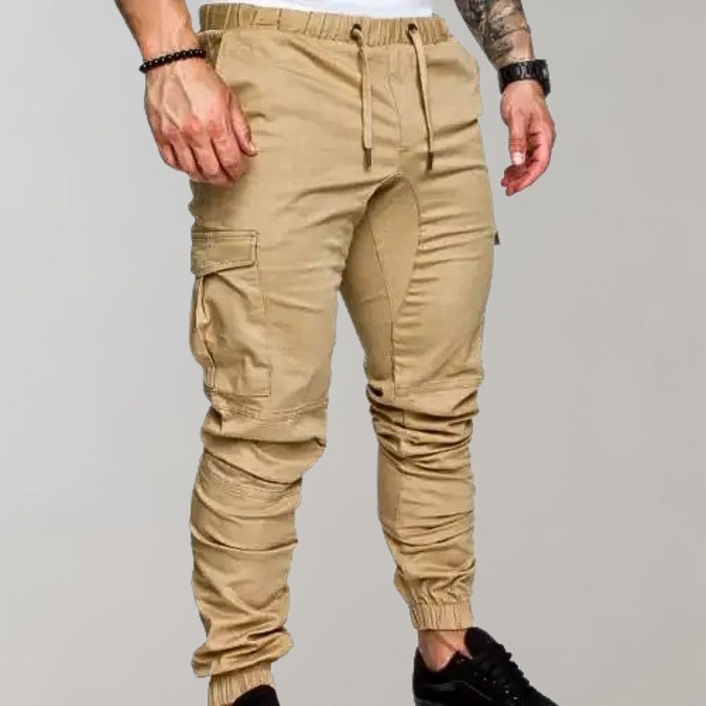 Pantalones cargo casual para hombre