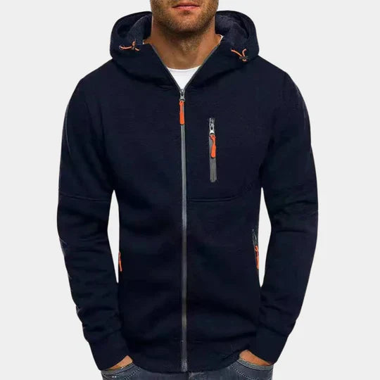 Jacks | sudadera con capucha y cremallera para hombre