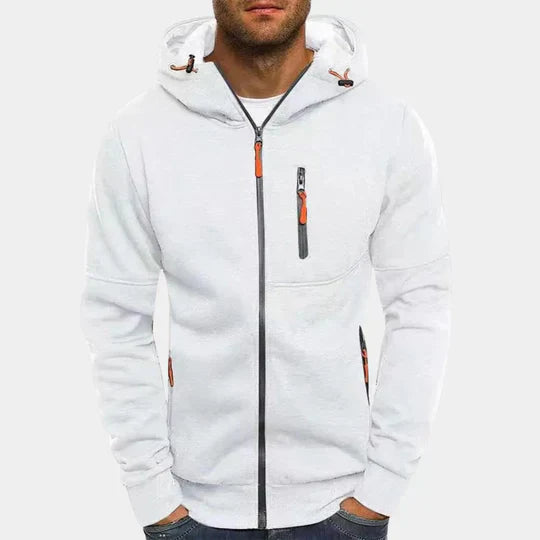 Jacks | sudadera con capucha y cremallera para hombre