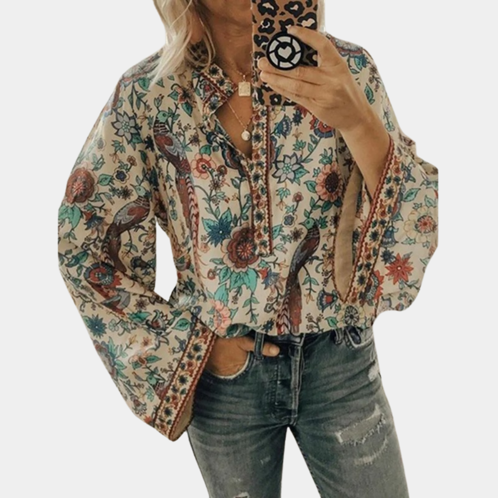 Anoek - Blusa con estampado floral