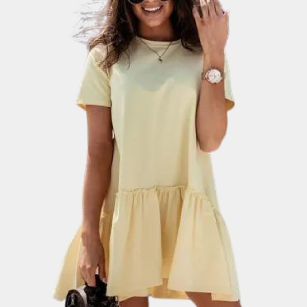 Cómodo minivestido casual para mujer