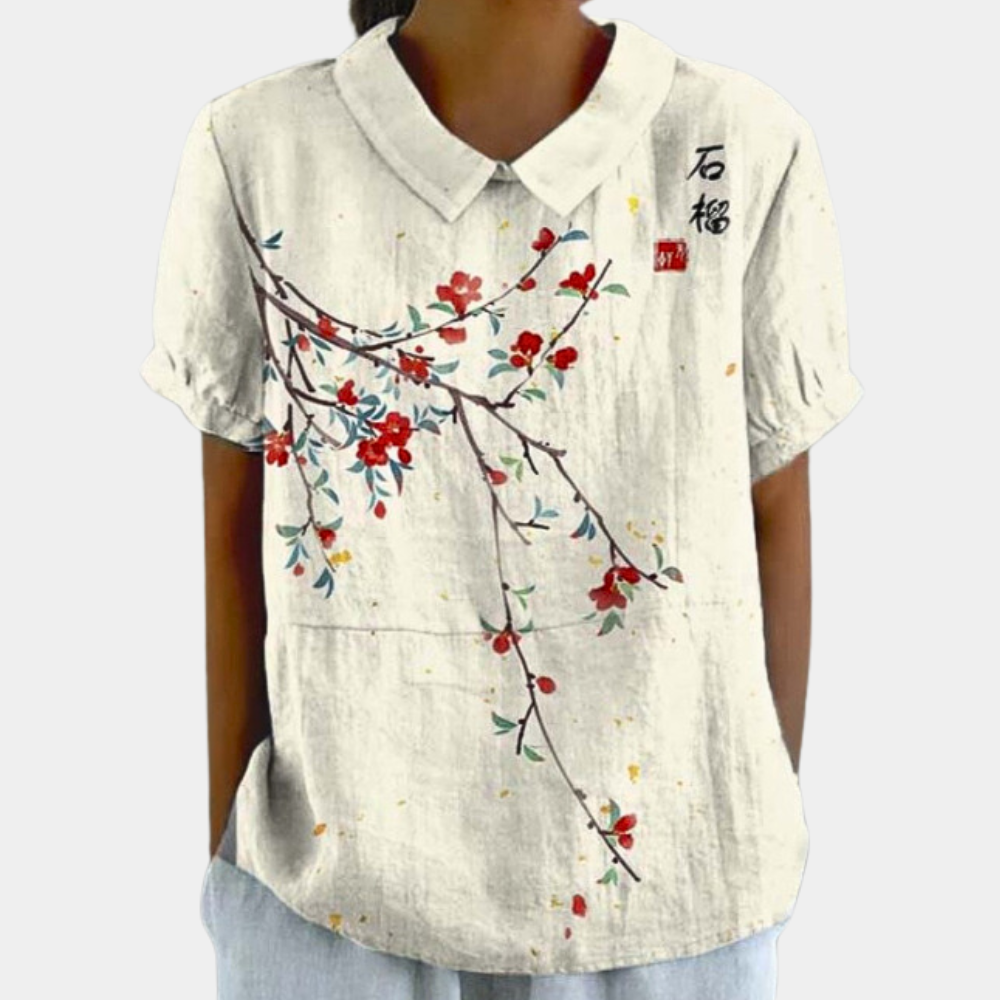Blusa de mujer informal y colorida