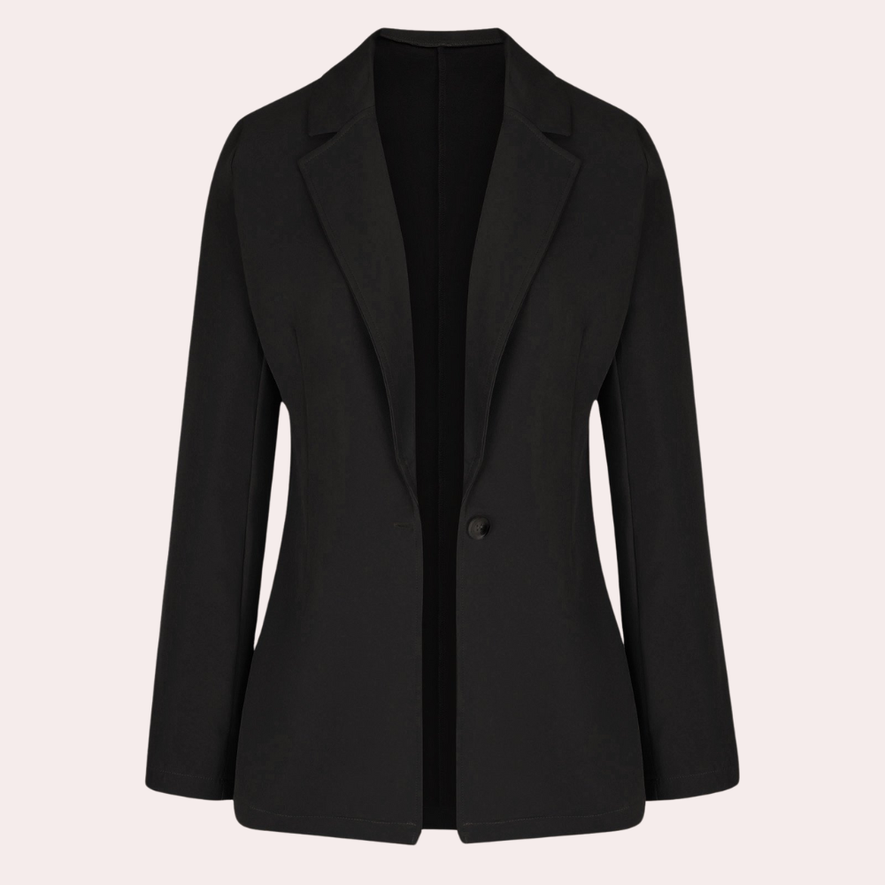 Nastya - Blazer liso minimalista para mujer