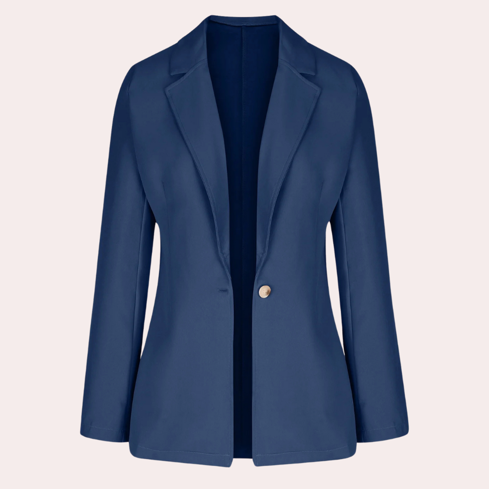 Nastya - Blazer liso minimalista para mujer