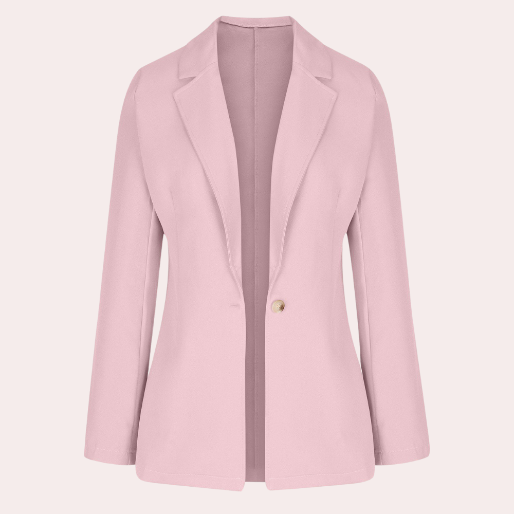 Nastya - Blazer liso minimalista para mujer