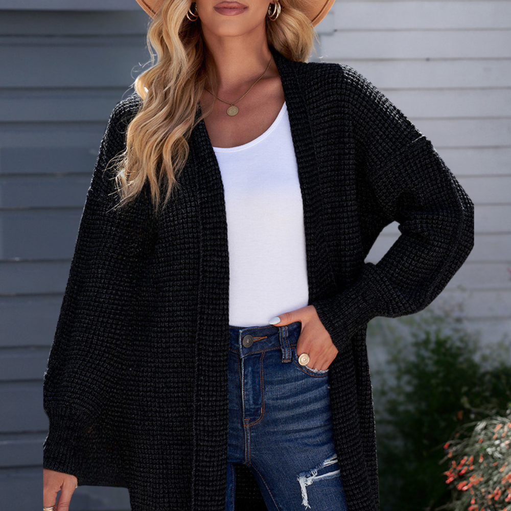 Erin - Chaqueta de punto larga y cálida