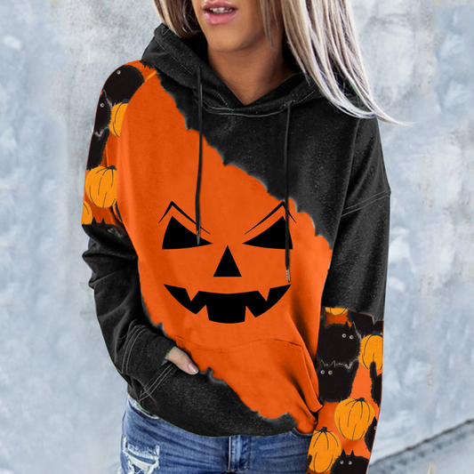 Haydée - Moderna sudadera de Halloween para mujer