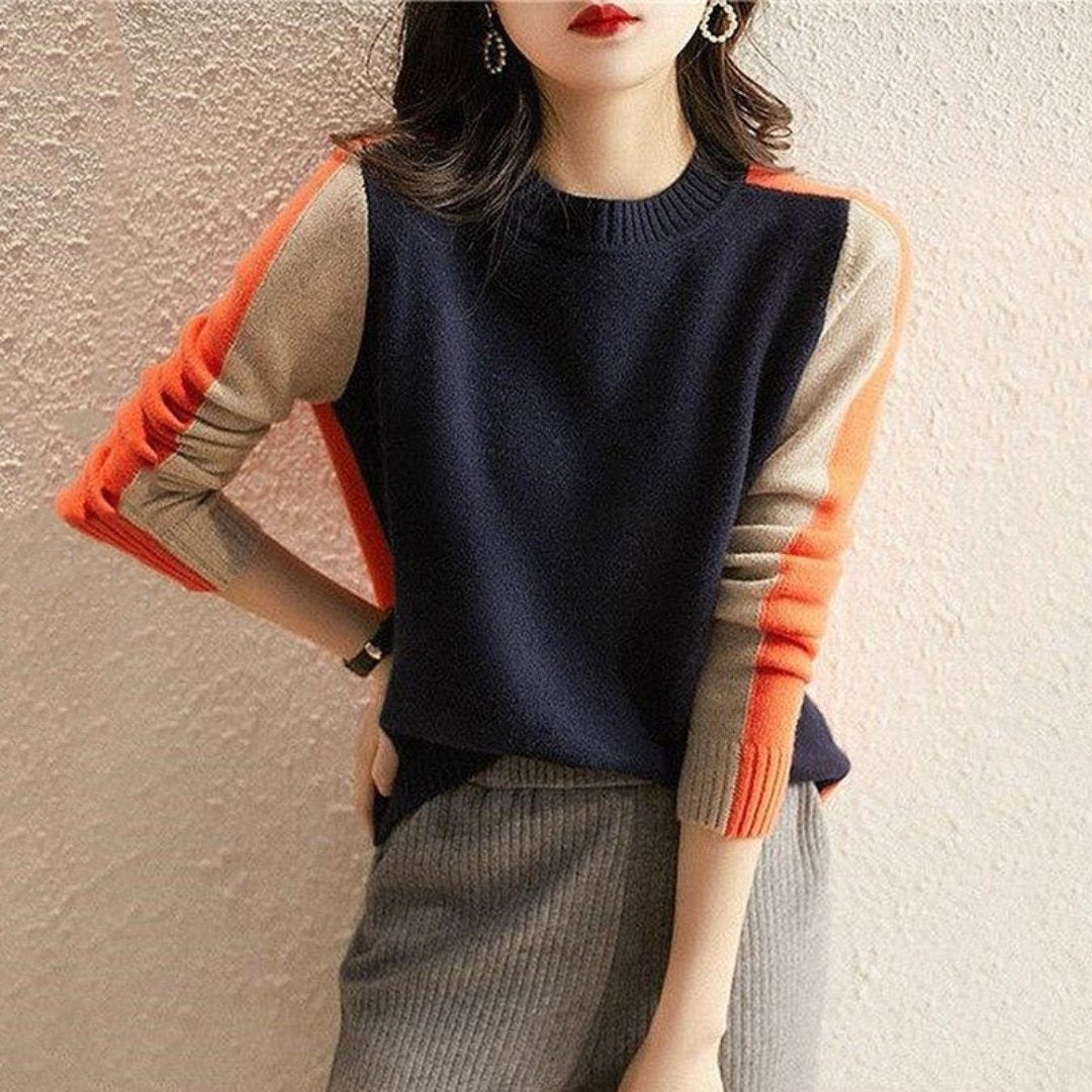 Jersey de punto azul