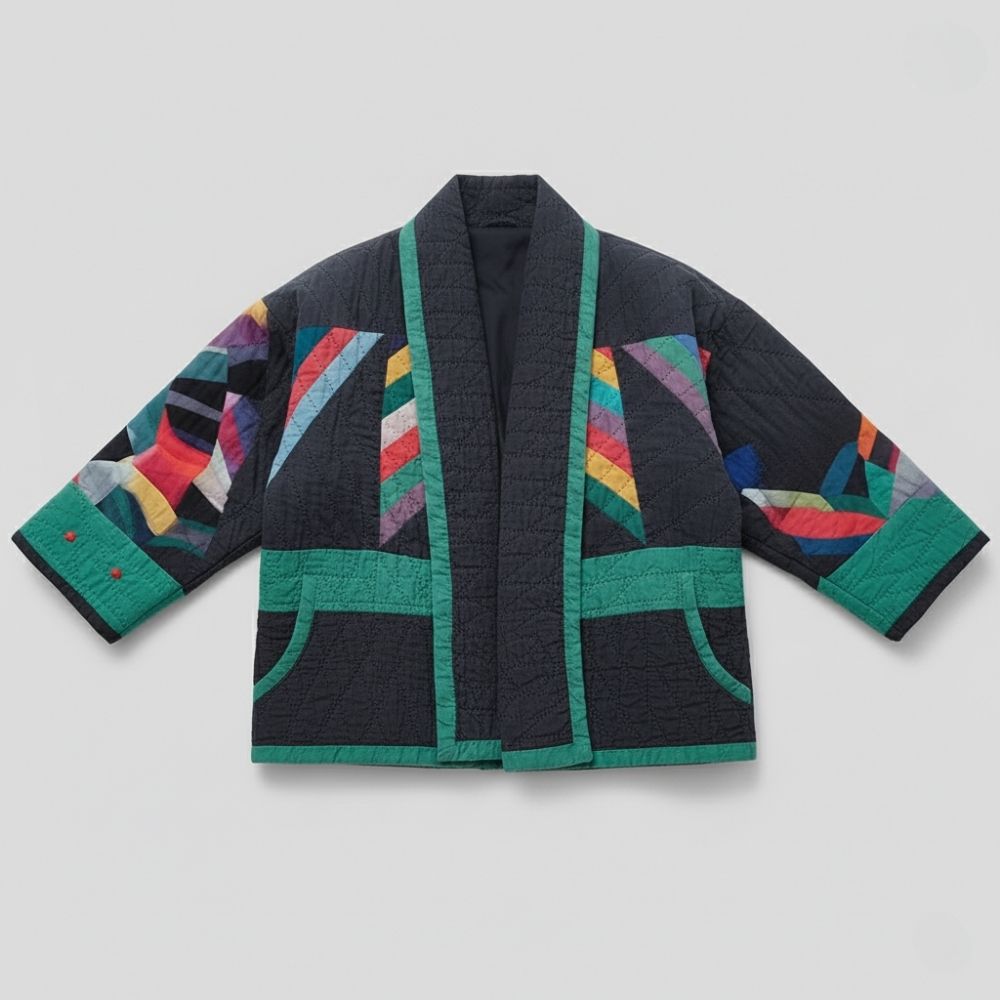 Chloé | Chaqueta kimono para mujer arcoíris elegante y cómoda
