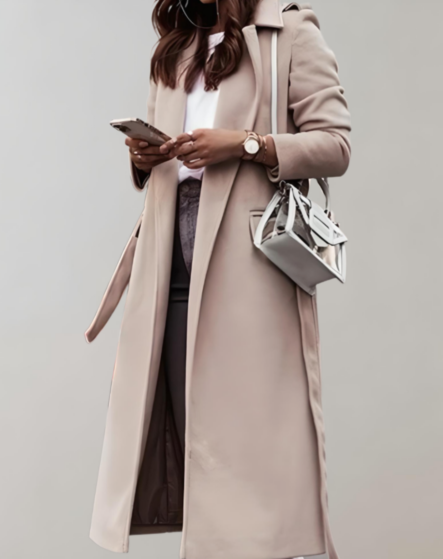 Odah Coat | Elegante abrigo oversize con cinturón