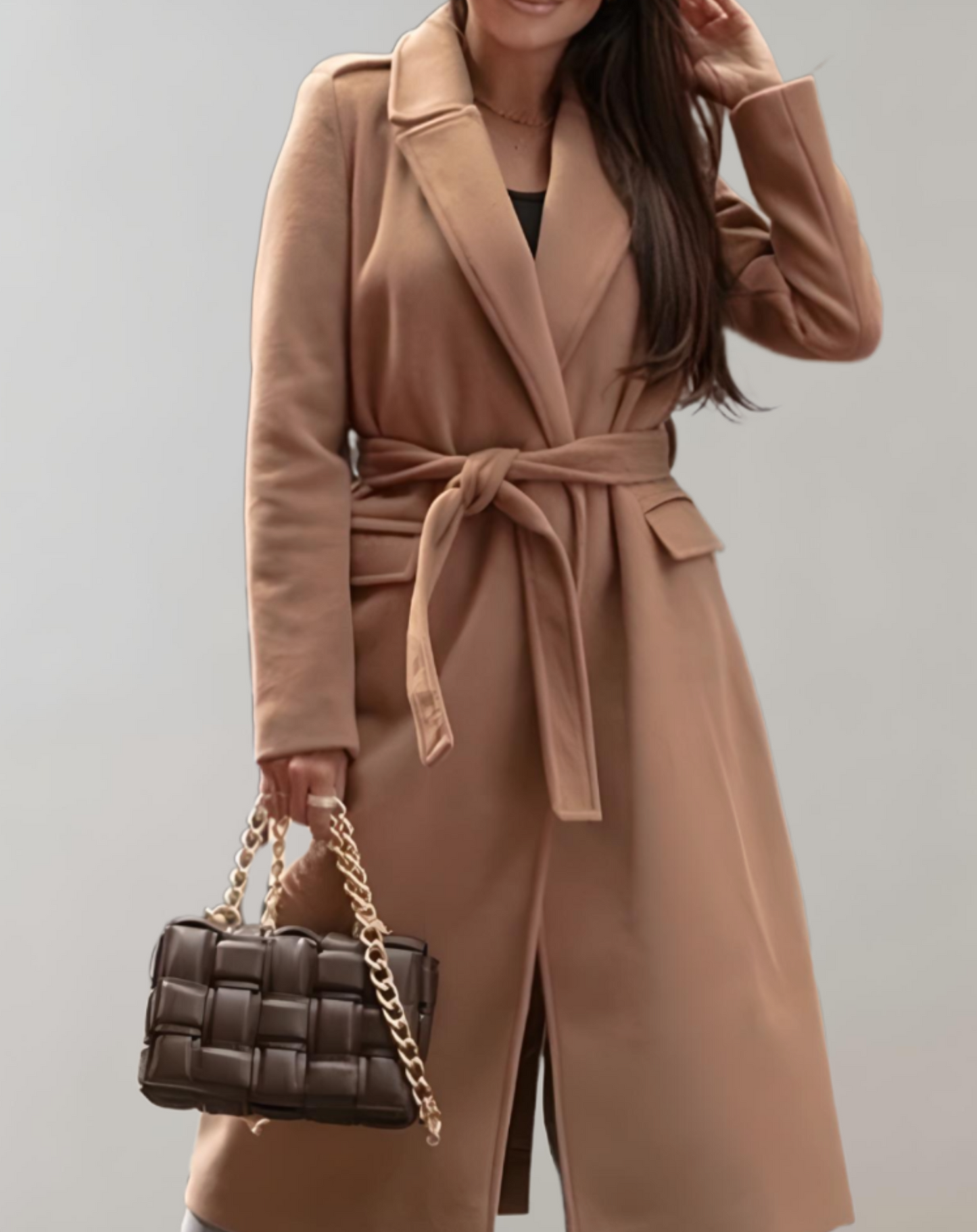Odah Coat | Elegante abrigo oversize con cinturón