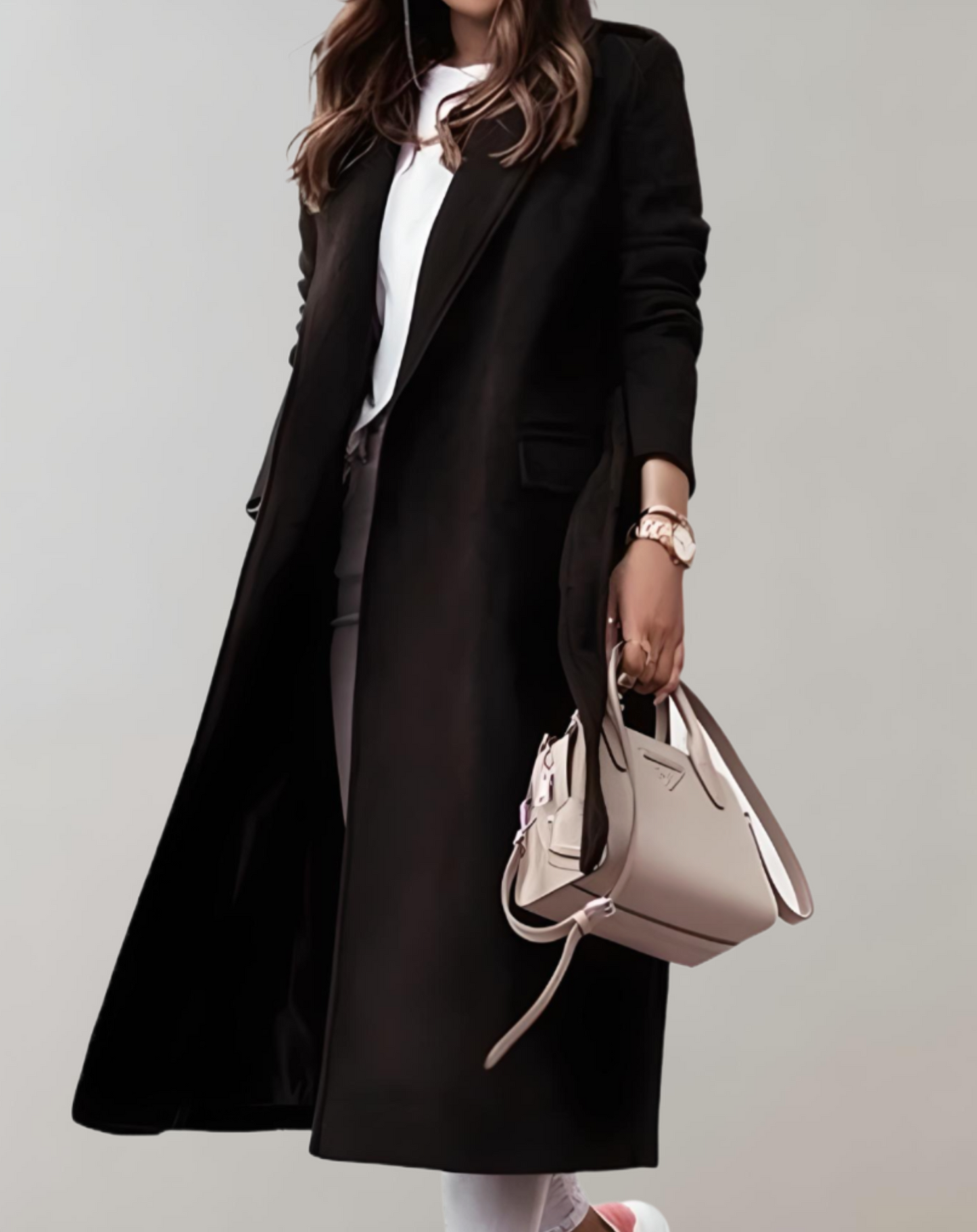 Odah Coat | Elegante abrigo oversize con cinturón