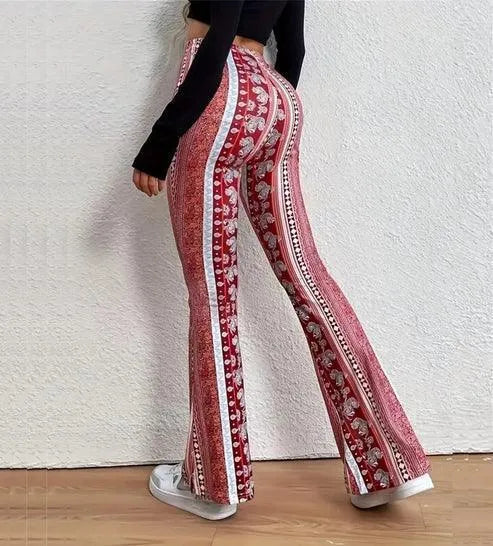 Pantalones acampanados | Estampados de moda | Corte favorecedor, tejido cómodo | Perfectos para el día a día