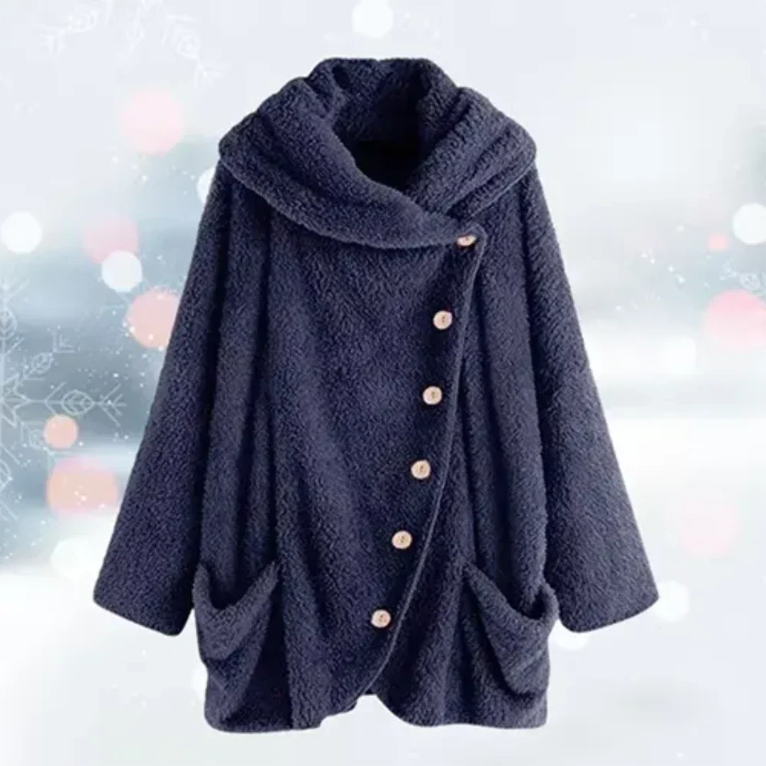 Chaqueta de invierno con capucha para mujer