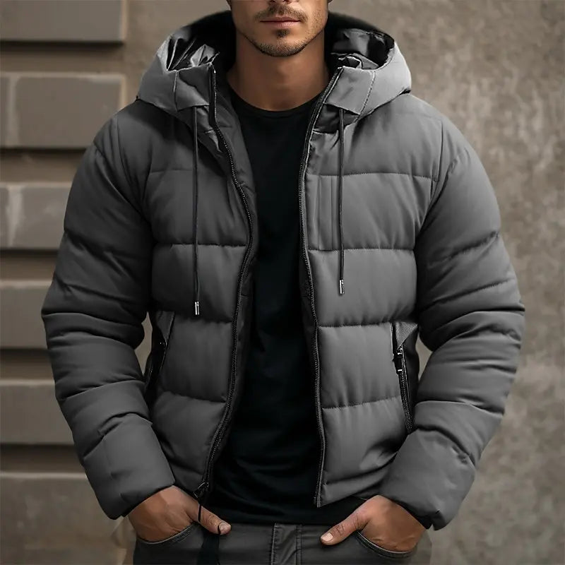 Chaqueta de invierno cálida y elegante para hombre