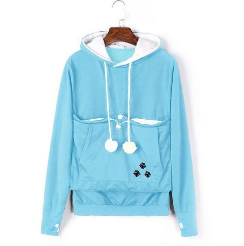 Milo | Sudadera unisex con capucha para gatos y el lugar perfecto para dormir de su gato