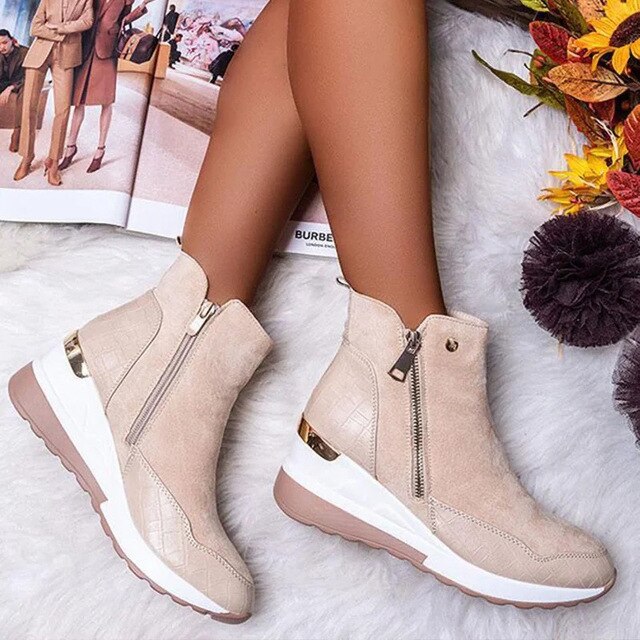 Botas Piper | Botas Casual Mujer con Cremallera