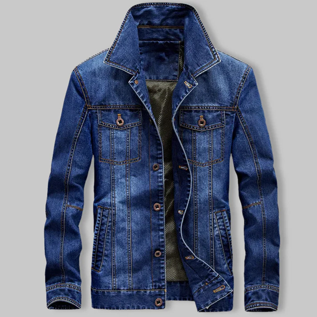 Rafael - Chaqueta - Clásica - Azul oscuro / Material de lujo - Adecuada para el día a día de los hombres