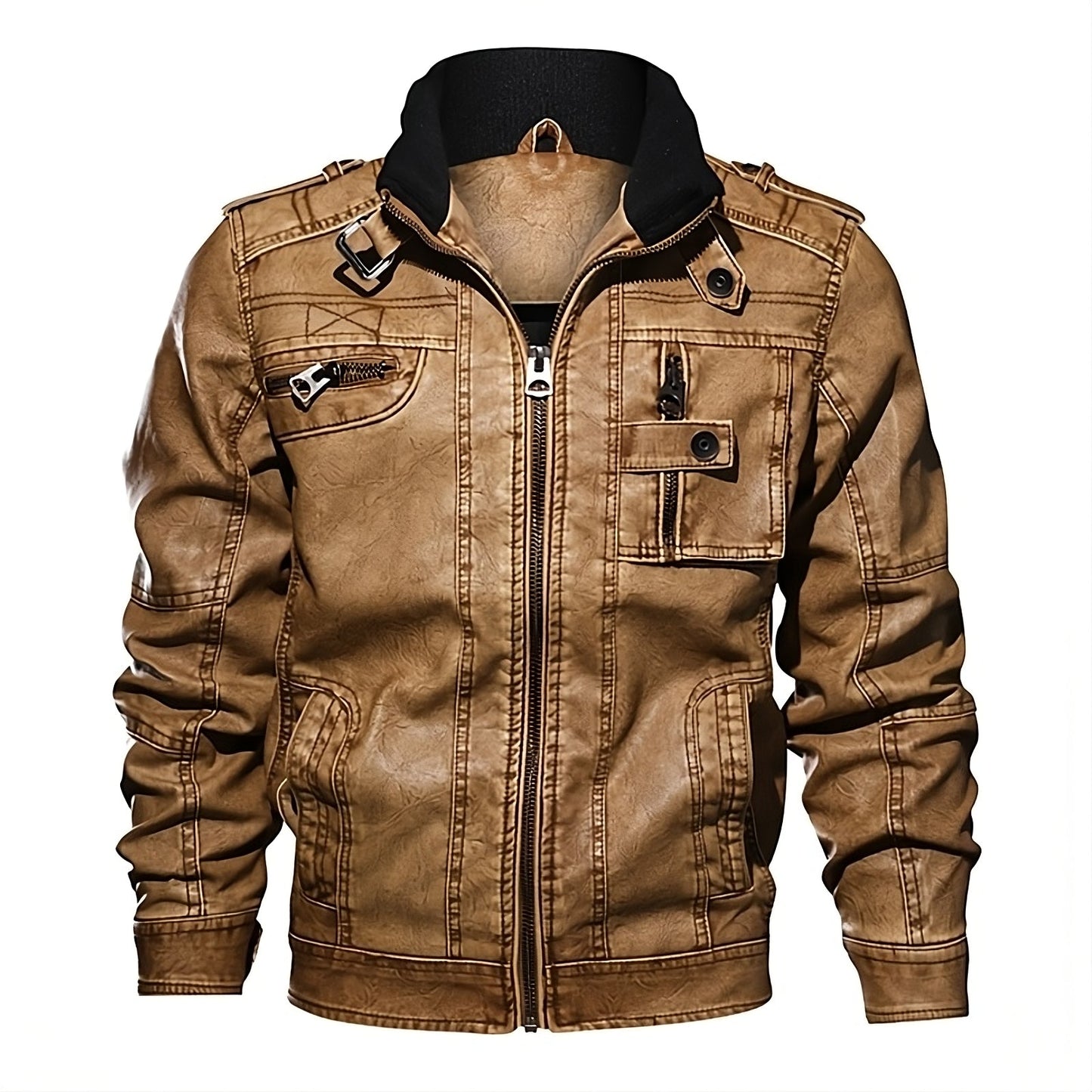 Timon Stone Motor Chaqueta de cuero