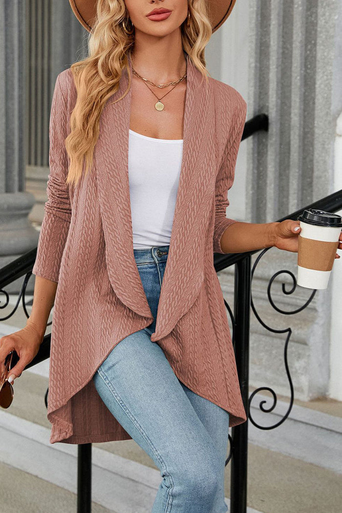 Mia | Chaqueta de punto holgada con solapas