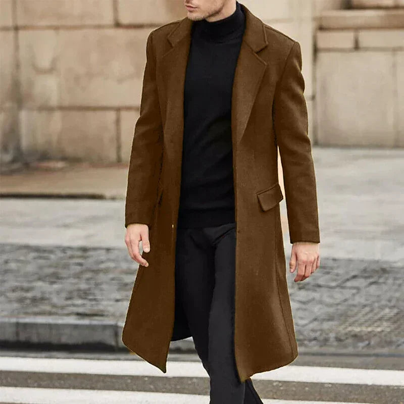 Chaqueta de invierno cálida e impermeable para hombre