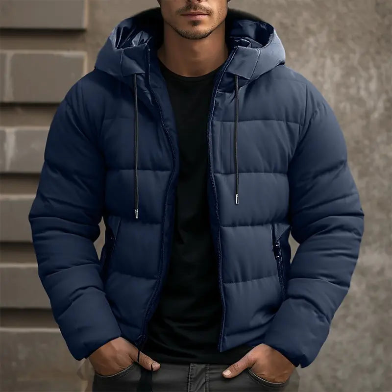 Chaqueta de invierno cálida y elegante para hombre