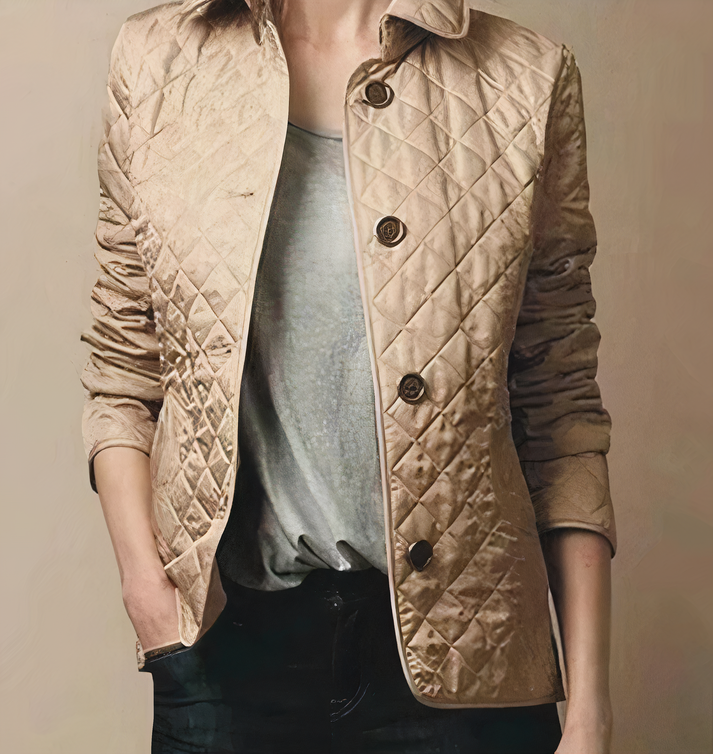 Chaqueta de seda y algodón para mujer | Evelyn
