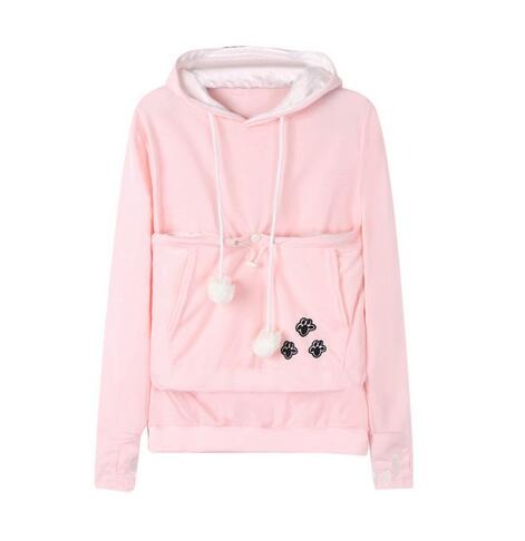 Milo | Sudadera unisex con capucha para gatos y el lugar perfecto para dormir de su gato