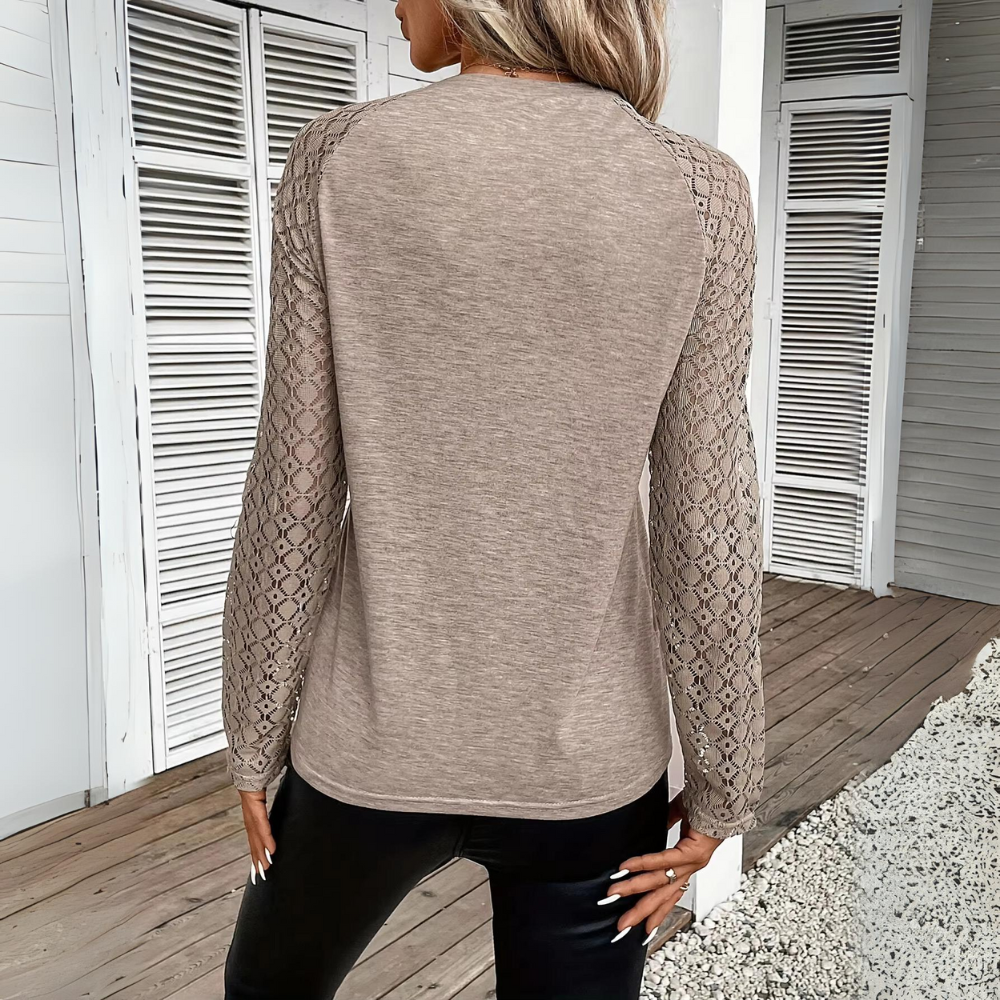 Evelina | Top elegante de manga sencilla