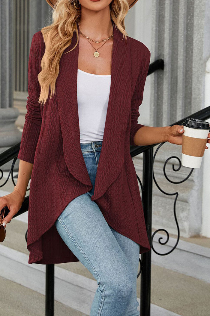 Mia | Chaqueta de punto holgada con solapas